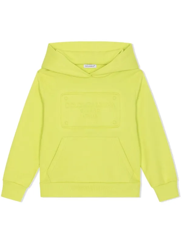 Dolce Gabbana Kids Embossed Logo Hoodie Farfetch