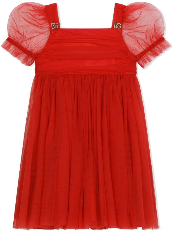 Red tulle clearance dress girls