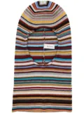 Paul Smith striped knitted balaclava - Black