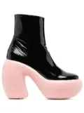Haus of Honey Honey Bubble 120mm heeled boots - Black