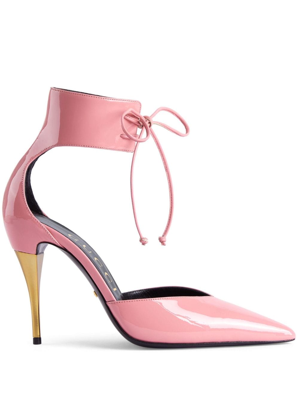 Image 1 of Gucci ankle-cuff leather pumps