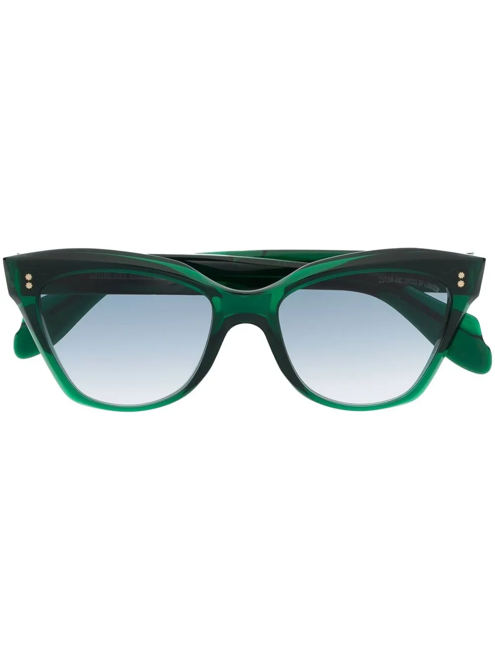 

Cutler & Gross cat-eye sunglasses - Green