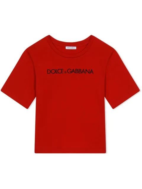 Dolce & Gabbana Kids logo-print cotton T-shirt