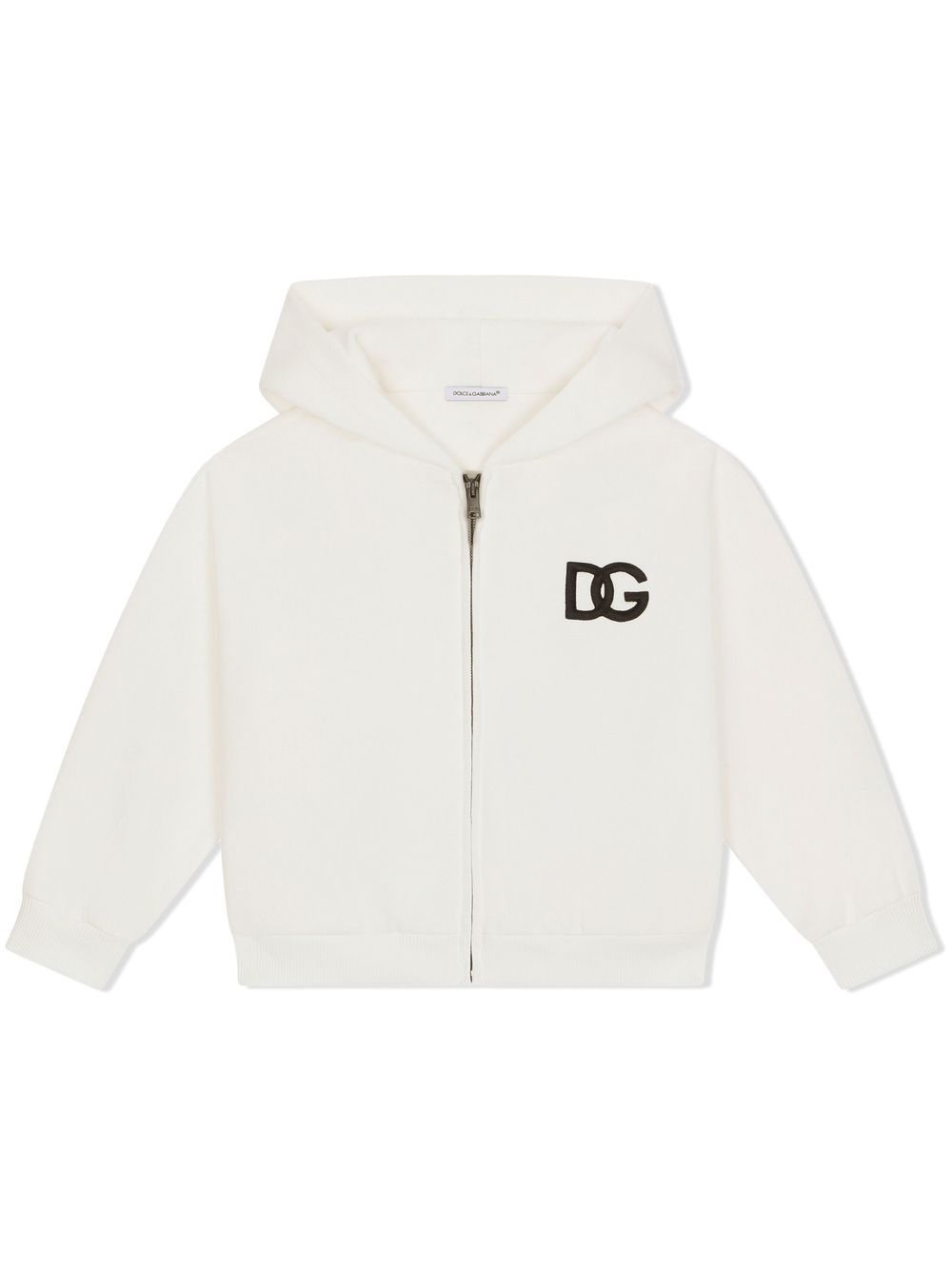 Hoodie Mit Logo stickerei In White