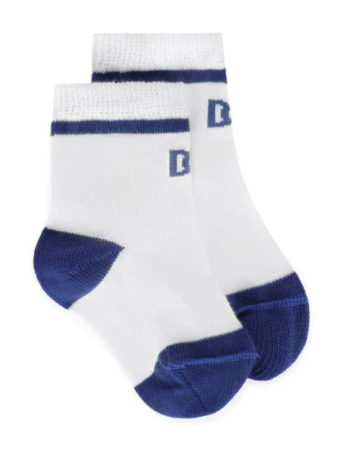 Dolce & Gabbana Kids جوارب جاكار بشعار DG