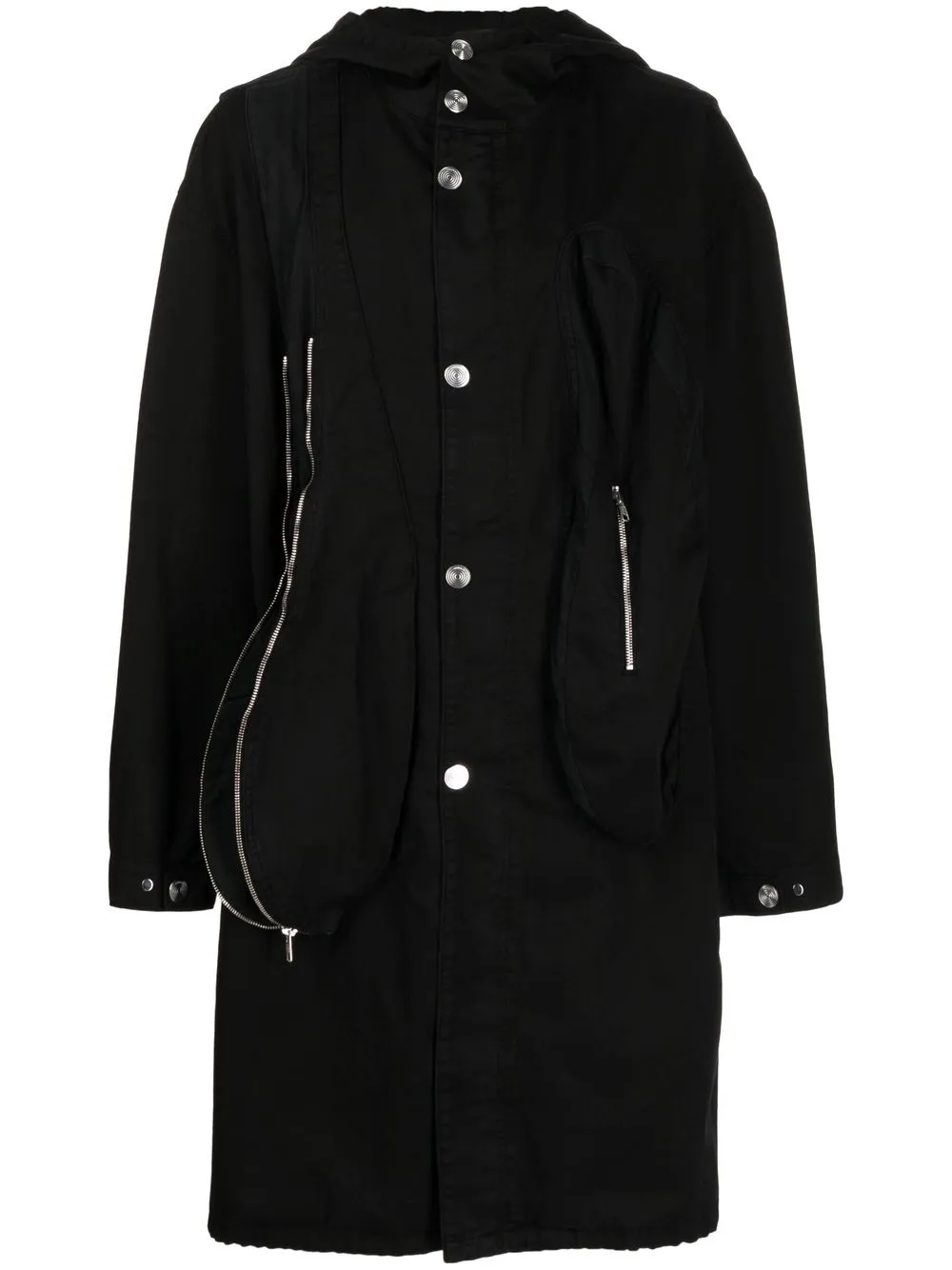 

Namacheko long-sleeve hooded jacket - Black