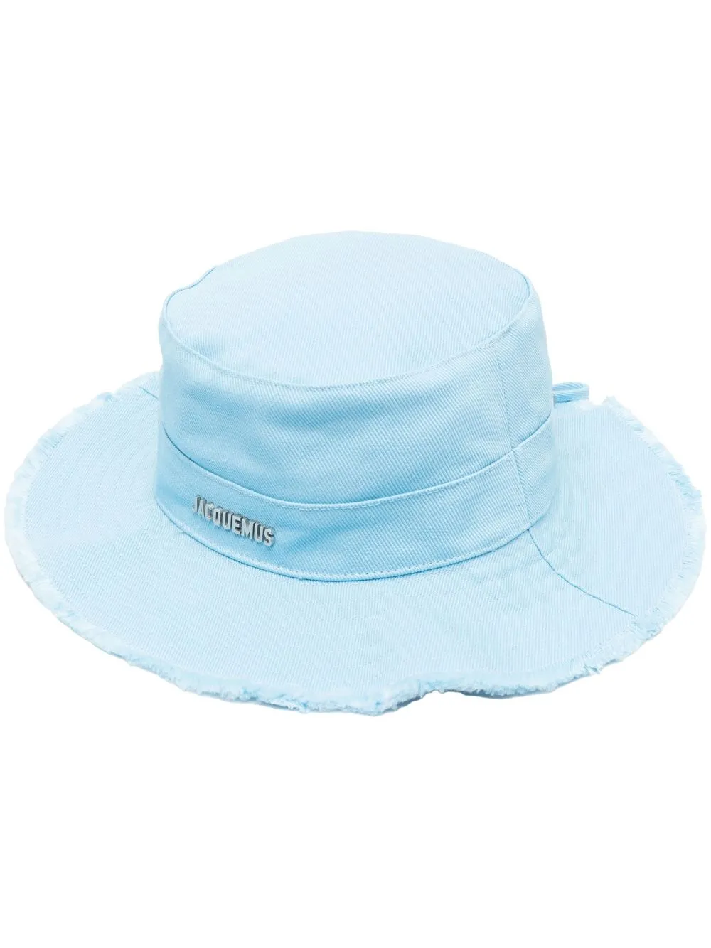 

Jacquemus logo-plaque wide-brim hat - Blue