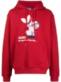 Mostly Heard Rarely Seen 8-Bit Going Into The New Year cotton hoodie - Red