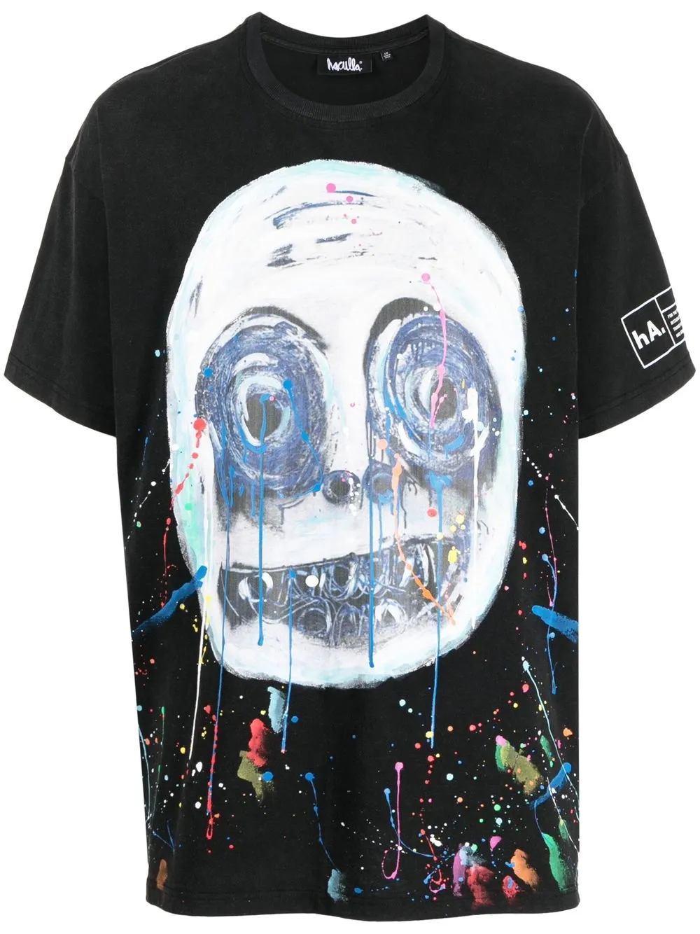 

Haculla graphic-print cotton T-shirt - Black