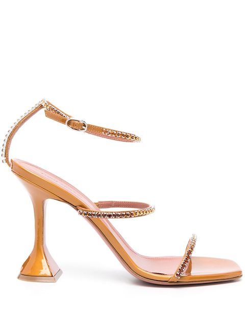 Amina Muaddi Gilda crystal-embellishment sandals