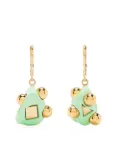 colville abstract drop earrings - Green