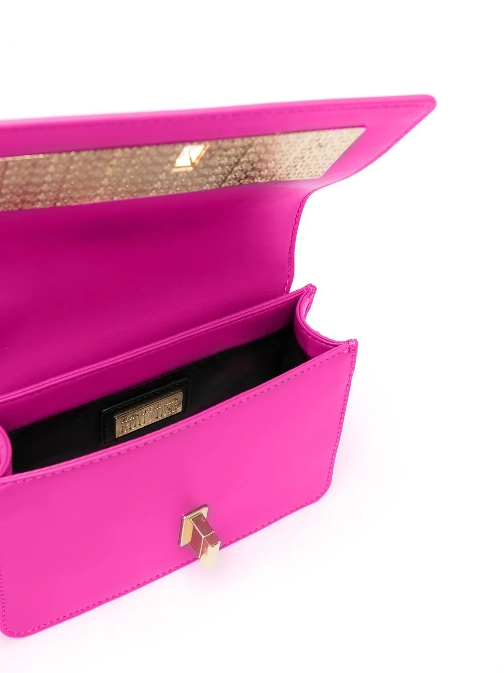 Versace Jeans Couture Logo plaque Crossbody Bag Farfetch versace-jeans-couture-logo-plaque-crossbody-bag-farfetch