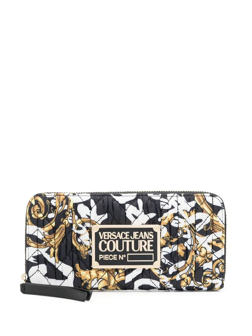 

Versace Jeans Couture cartera con logo estampado - Negro