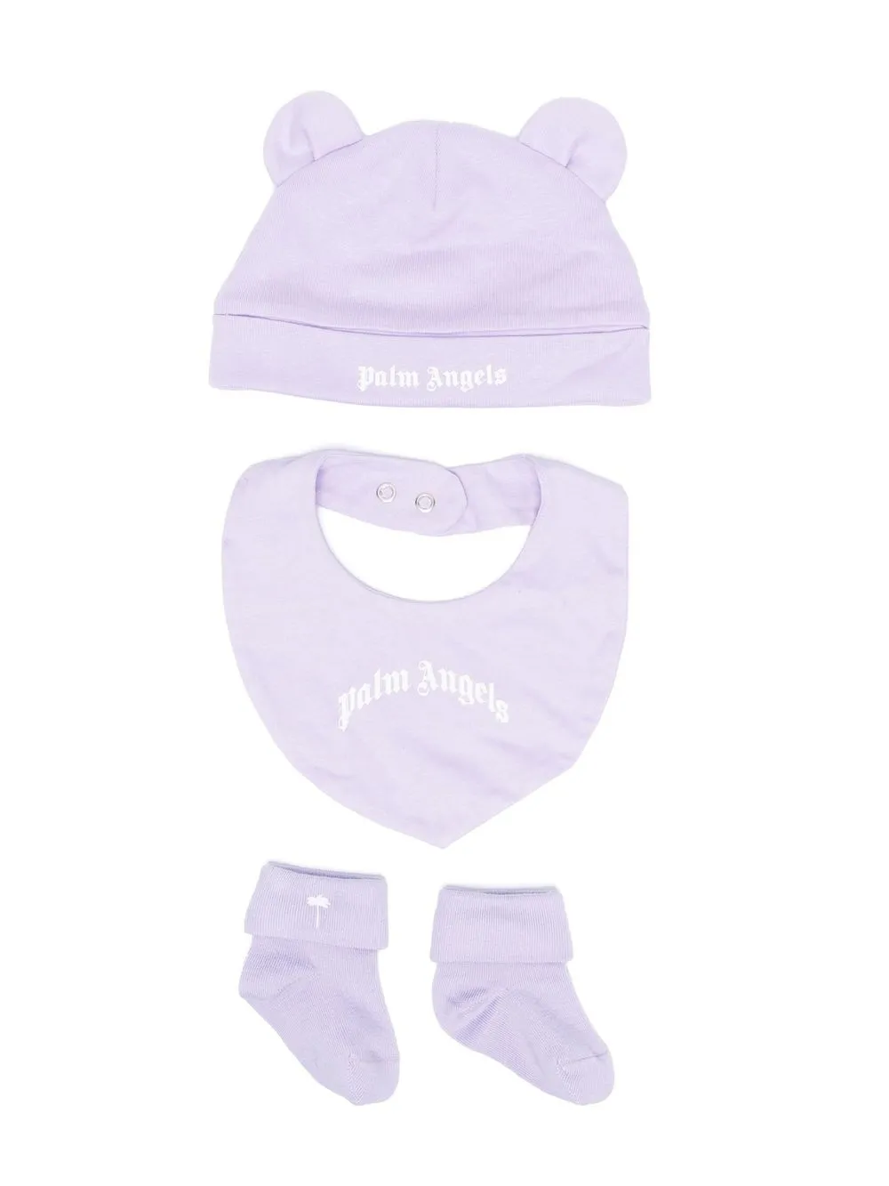 

Palm Angels Kids logo-print gift set - Purple