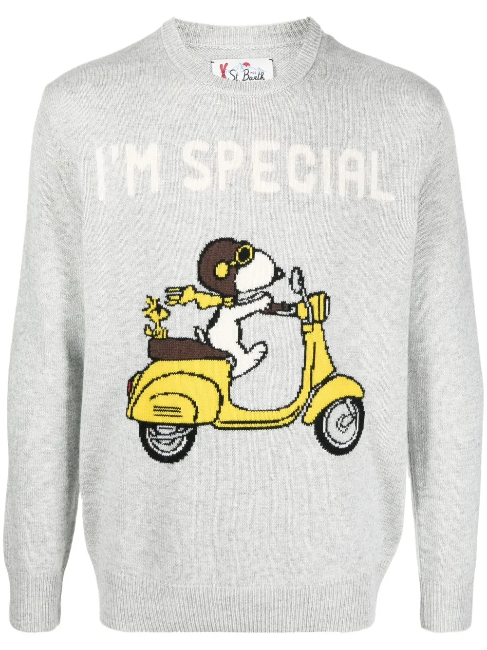 

MC2 Saint Barth suéter MC2 Saint Barth x Snoopy I'm Special - Gris