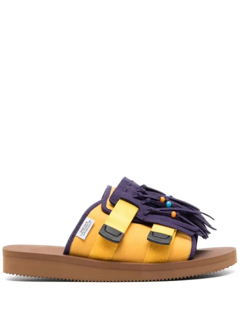 fringed open-toe sandals