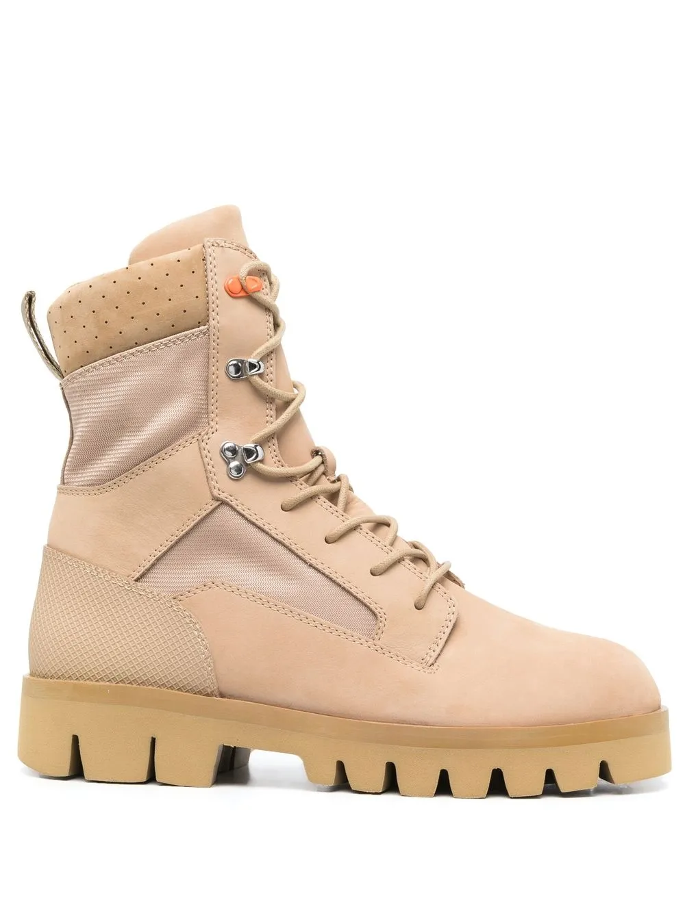 

Heron Preston Military lace up boots - Neutrals