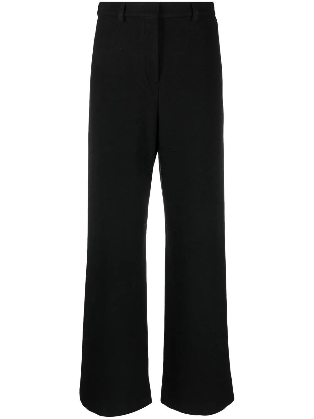 

MSGM pantalones de vestir con tiro alto - Negro