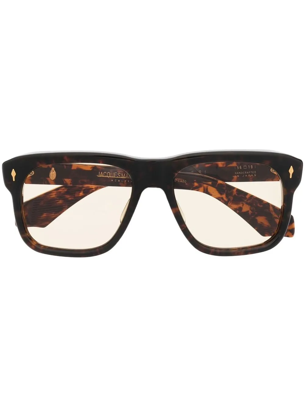 

Jacques Marie Mage Yves oversized sunglasses - Brown
