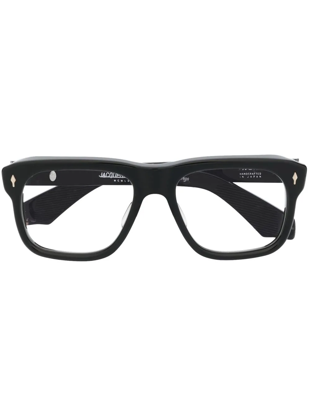 

Jacques Marie Mage Yves wayfarer-frame glasses - Black