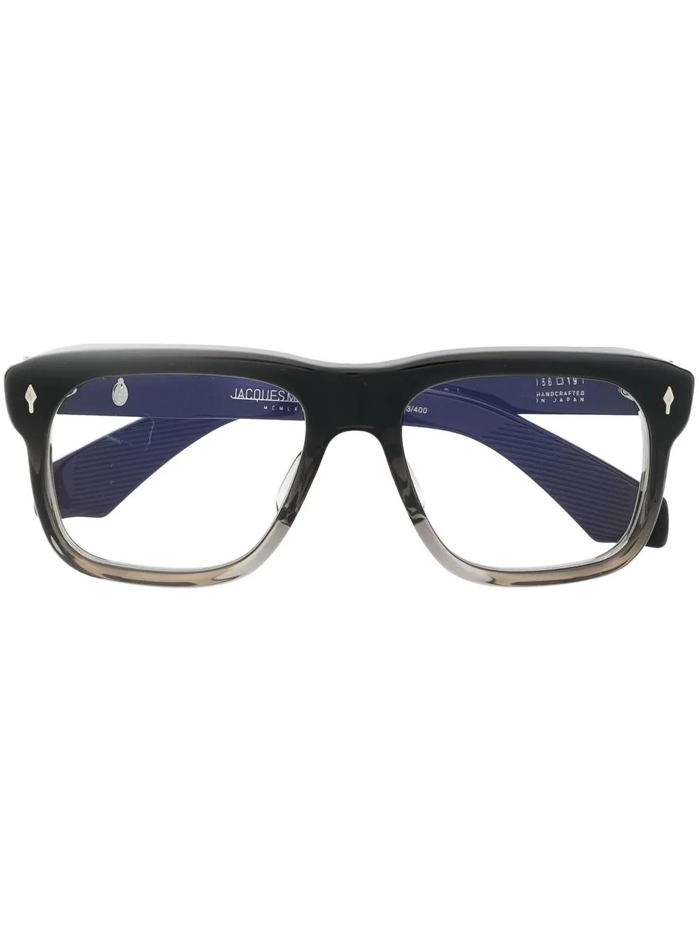 

Jacques Marie Mage Yves square-frame glasses - Black