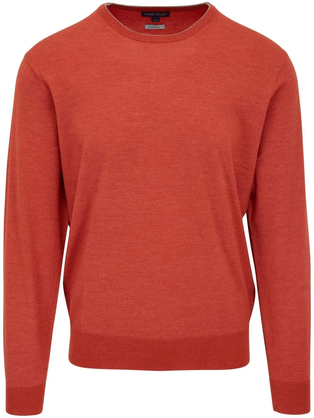 

Peter Millar fine-knit crew-neck jumper - Orange