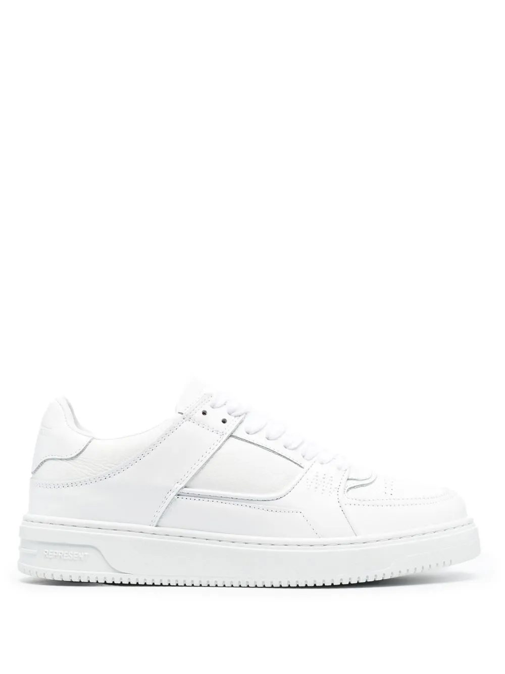 

Represent Apex tonal leather sneakers - White