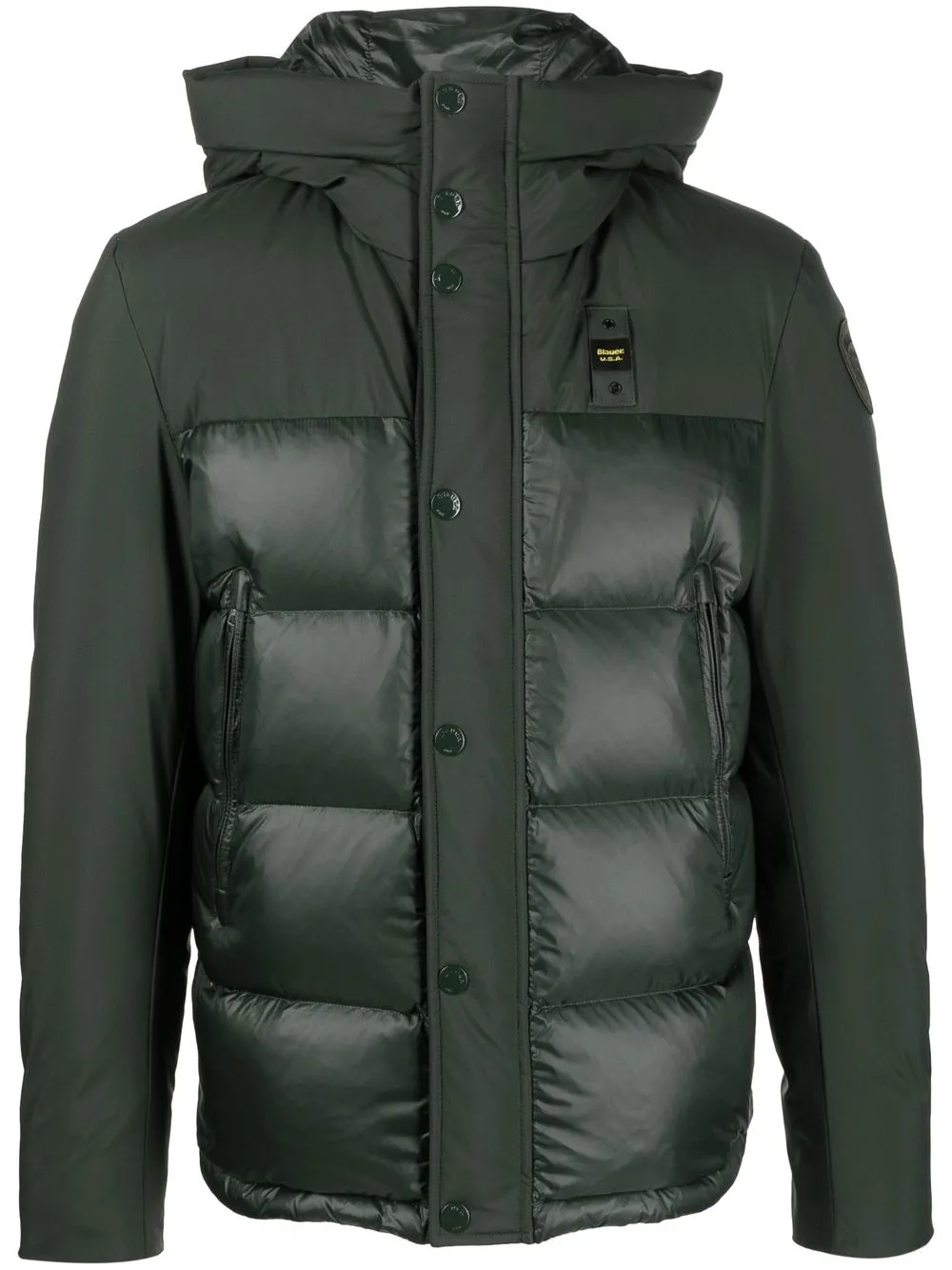 

Blauer padded panel puffer jacket - Green