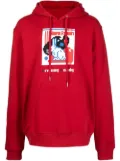 Mostly Heard Rarely Seen 8-Bit Creamy Candy cotton hoodie - Red
