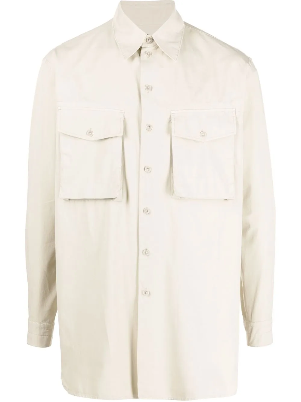 

Lemaire Overcast pocketed shirt - Neutrals