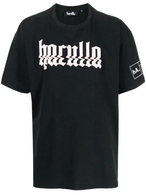 Haculla Glitched logo-print T-shirt