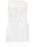 Retrofete Heather sequined strapless minidress - White