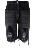 Givenchy denim knee-length shorts - Black