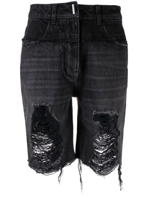 Givenchy shorts de mezclilla 