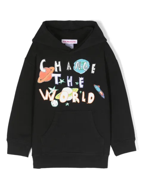 Kids Worldwide Change the World conscious hoodie