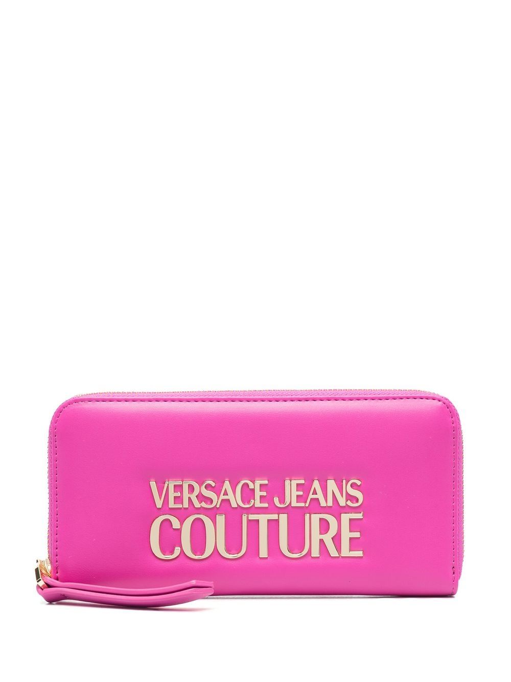 

Versace Jeans Couture cartera con cierre y logo - Rosado