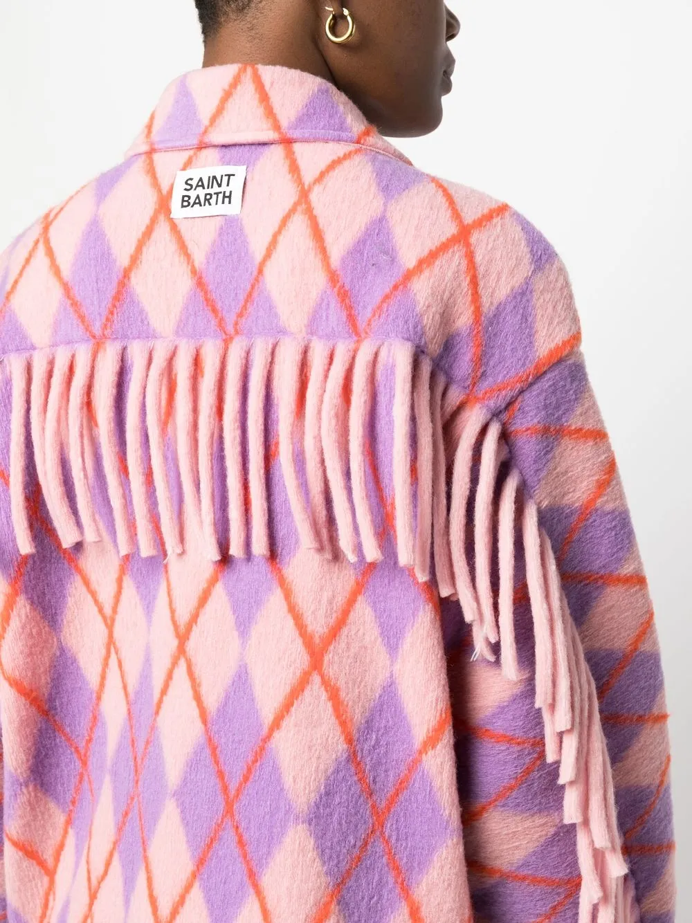 MC2 Saint Barth Marceline Argyle check Overshirt Farfetch MC2 Saint Barth Marceline Argyle check Overshirt Farfetch