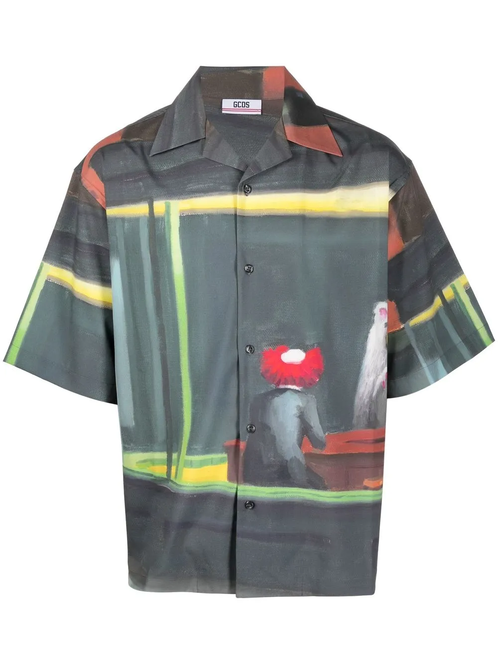 

Gcds Nightmare graphic-print shirt - Green