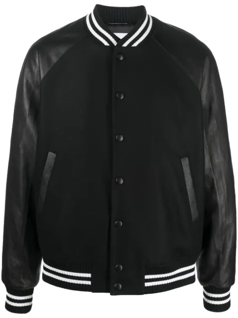 PT Torino veste bomber à manches contrastantes