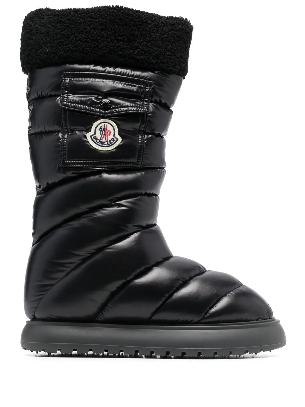 

Moncler botas para nieve con parche del logo - Negro