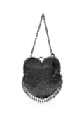 Saint Laurent heart mesh mini bag - Silver