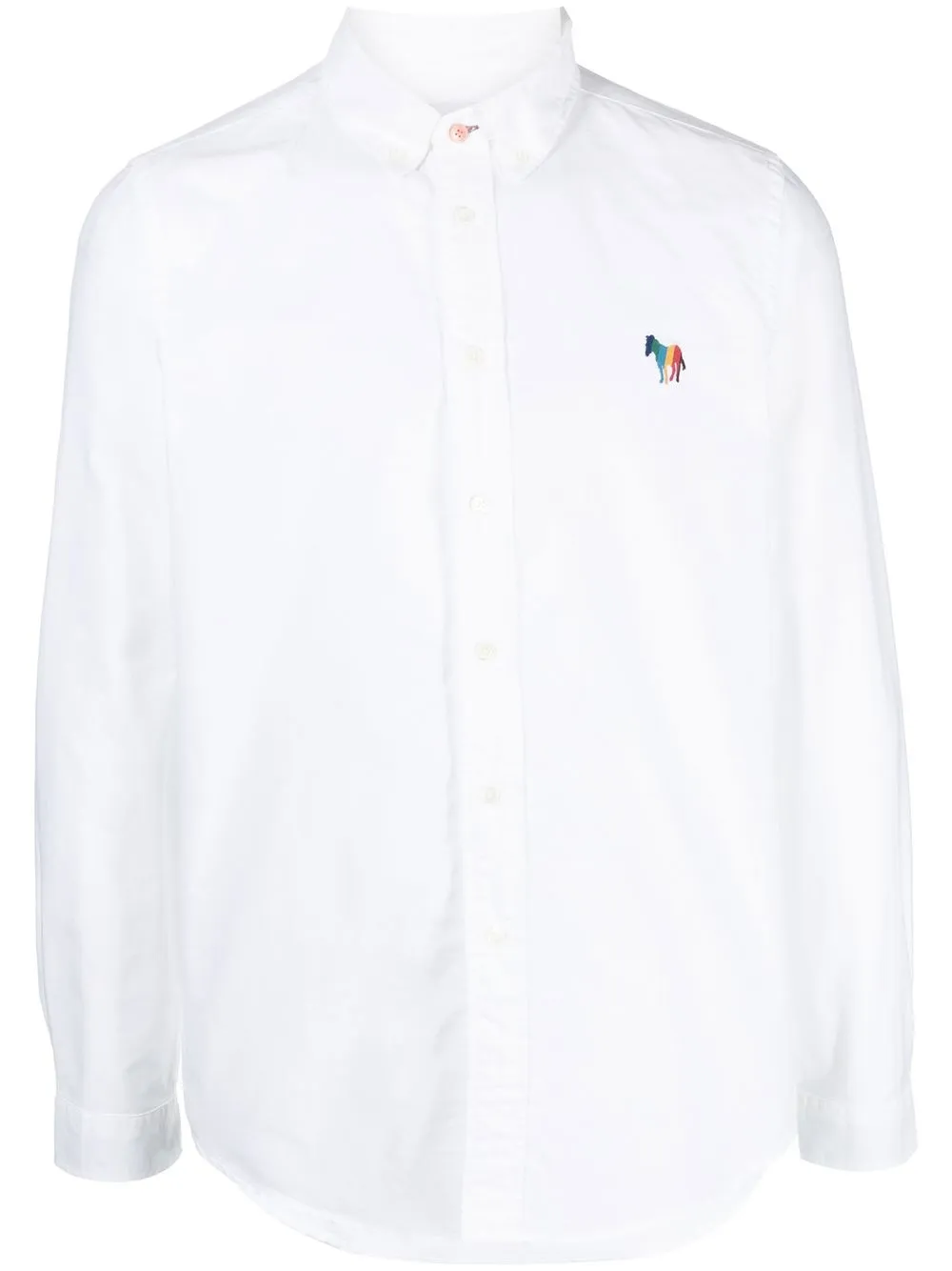 

PS Paul Smith chest logo-patch detail shirt - White