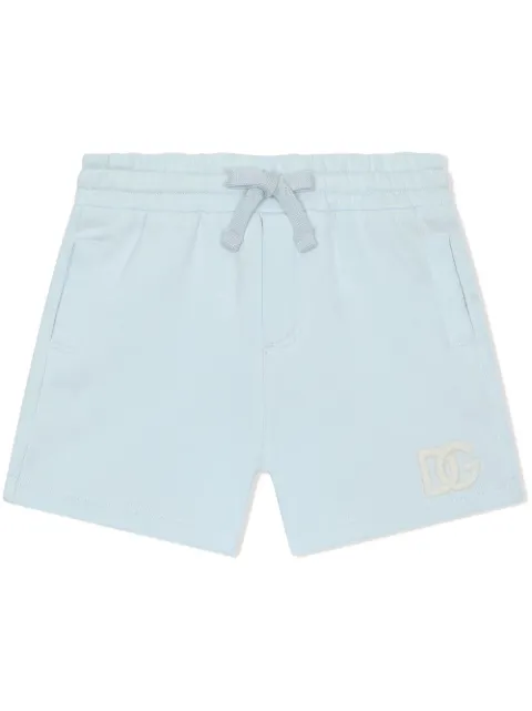 Dolce & Gabbana Kids logo-embroidered track shorts