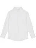 Dolce & Gabbana Kids DG-logo jacquard tuxedo shirt - White