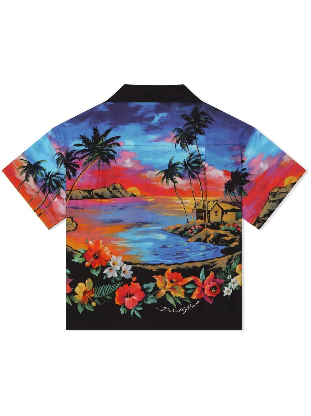 Shop Dolce & Gabbana All-over Graphic-print Shirt In Multicolour