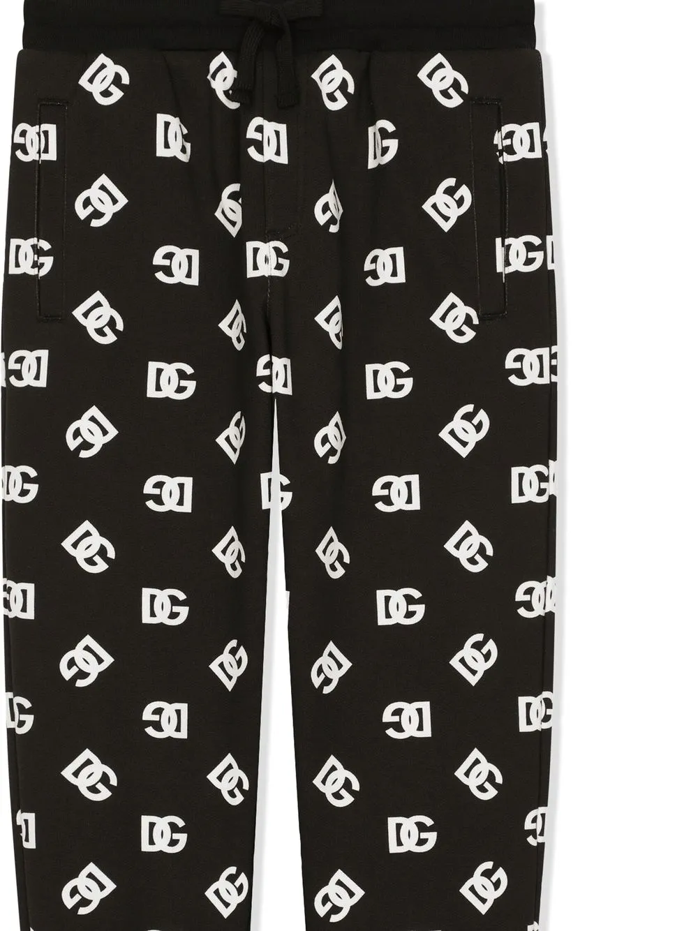 Dolce & Gabbana Logo-print Track Pants In Black