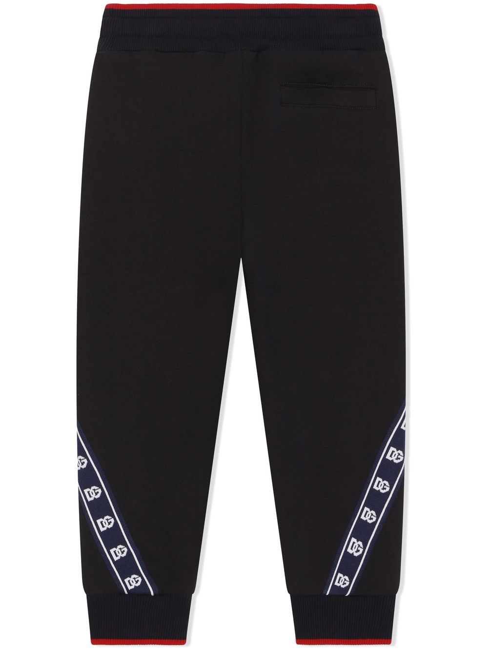 Shop Dolce & Gabbana Cotton Track Pants In Black
