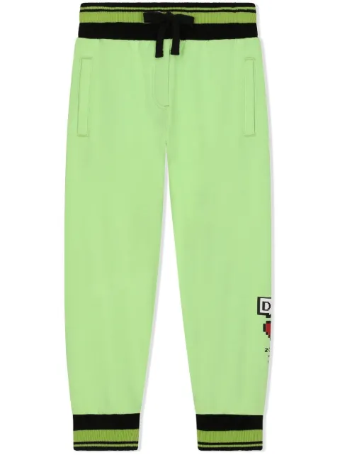 Dolce & Gabbana Kids heart-logo-print track pants