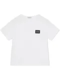 Dolce & Gabbana Kids logo-tag cotton T-shirt - White
