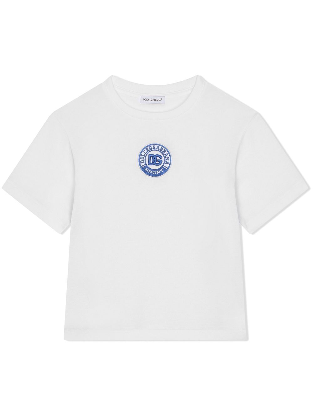 DOLCE & GABBANA LOGO-PATCH T-SHIRT